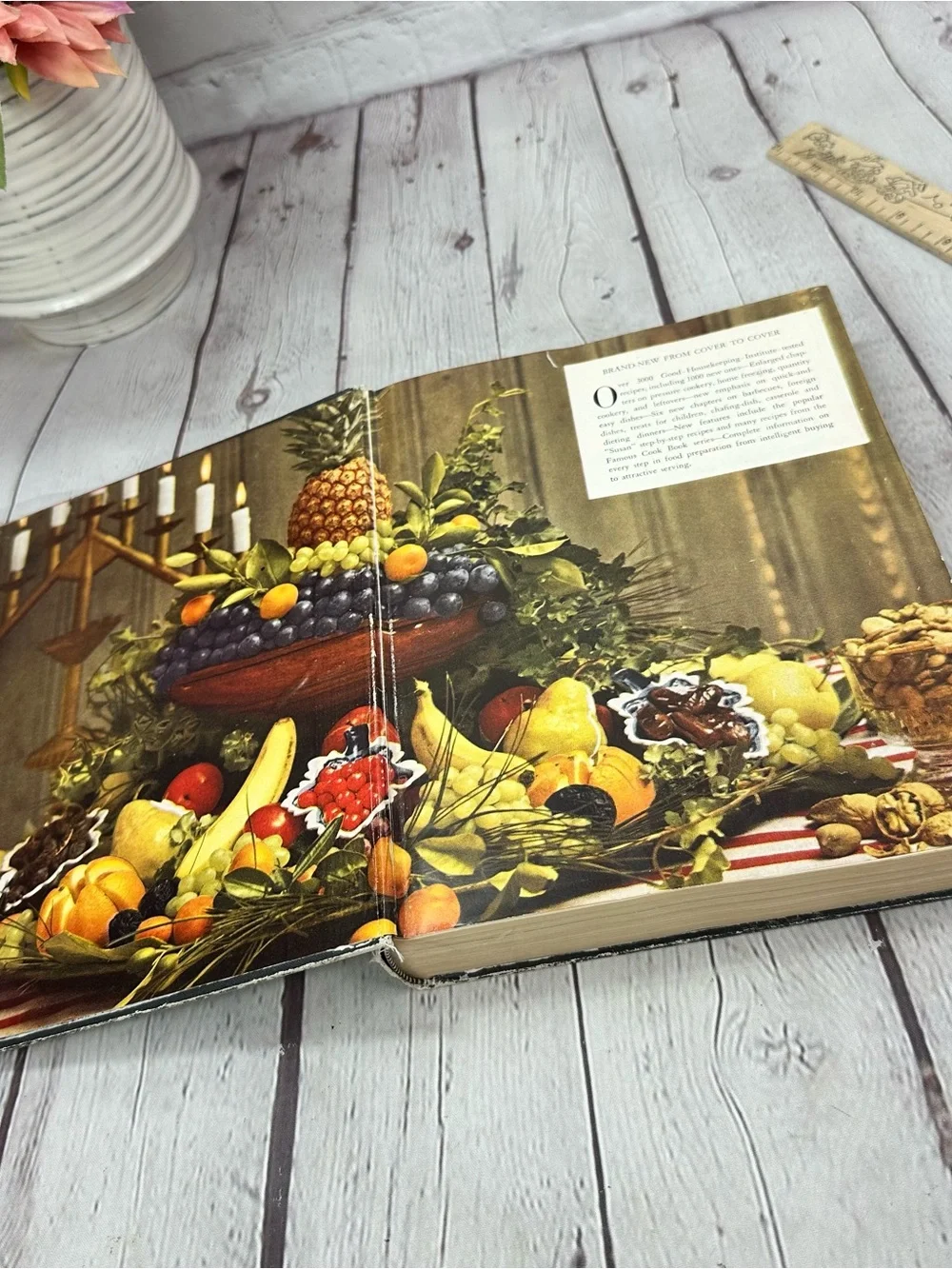 vtg 1957 Good Housekeeping Cook Book Hardcover MCM retro collectible